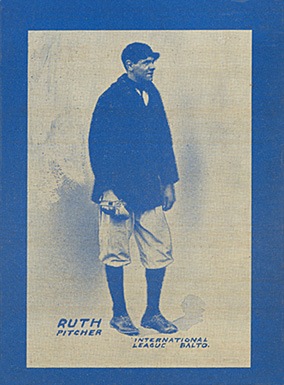 1914-baltimore-news-9-babe-ruth-baseball-card 1914 Baltimore News #9 Babe Ruth baseball card