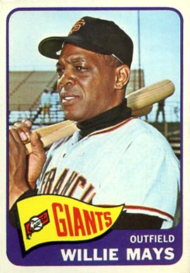 1965-topps-250-willie-mays-baseball-card 1965 Topps #250 Willie Mays baseball card