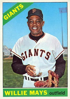 1966-topps-1-willie-mays-baseball-card 1966 Topps #1 Willie Mays baseball card
