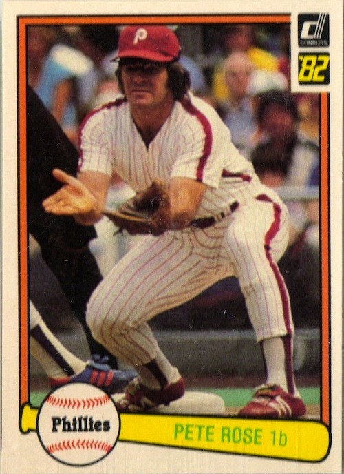 1982-donruss-168-pete-rose-baseball-card 1982 Donruss #168 Pete Rose baseball card