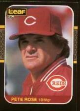 1987-leaf-129-pete-rose-baseball-card 1987 Leaf #129 Pete Rose baseball card