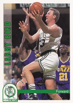 1992 Hoops #10 Larry Bird Basketball Card 1992 Hoops #10 Larry Bird Basketball Card