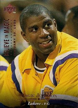 1995 Upper Deck #237 Magic Johnson Basketball Card 1995 Upper Deck #237 Magic Johnson Basketball Card