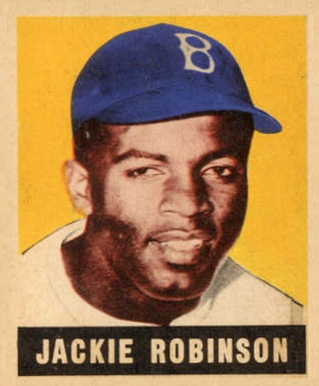 1948 Leaf #79 Jackie Robinson Rookie Card 1948 Leaf #79 Jackie Robinson Rookie Card