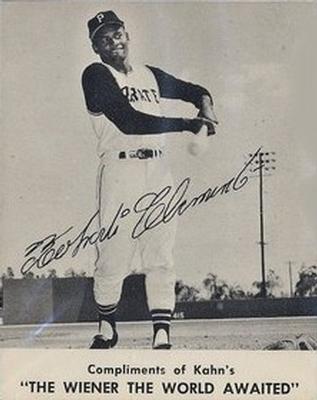 1962 Kahn's Wieners Roberto Clemente Baseball Card 1962 Kahn's Wieners Roberto Clemente Baseball Card