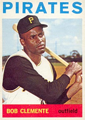 1964 Topps #440 Roberto Clemente Baseball Card 1964 Topps #440 Roberto Clemente Baseball Card