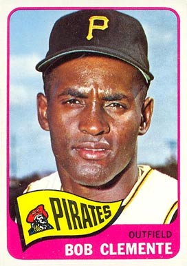 1965 Topps #160 Roberto Clemente Baseball Card 1965 Topps #160 Roberto Clemente Baseball Card
