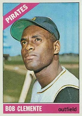 1966 Topps #300 Roberto Clemente Baseball Card 1966 Topps #300 Roberto Clemente Baseball Card