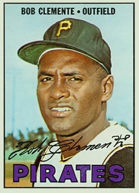 1967 Topps #400 Roberto Clemente Baseball Card 1967 Topps #400 Roberto Clemente Baseball Card