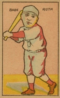1916-1920 W-UNC Strip Cards #17 Babe Ruth Baseball Card 1916-1920 W-UNC Strip Cards #17 Babe Ruth Baseball Card