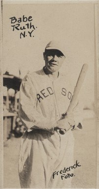 1921 Frederick Foto Service #46 Babe Ruth Baseball Card 1921 Frederick Foto Service #46 Babe Ruth Baseball Card