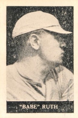 1927 Honey Boy Ice Cream #14 Babe Ruth Baseball Card 1927 Honey Boy Ice Cream #14 Babe Ruth Baseball Card