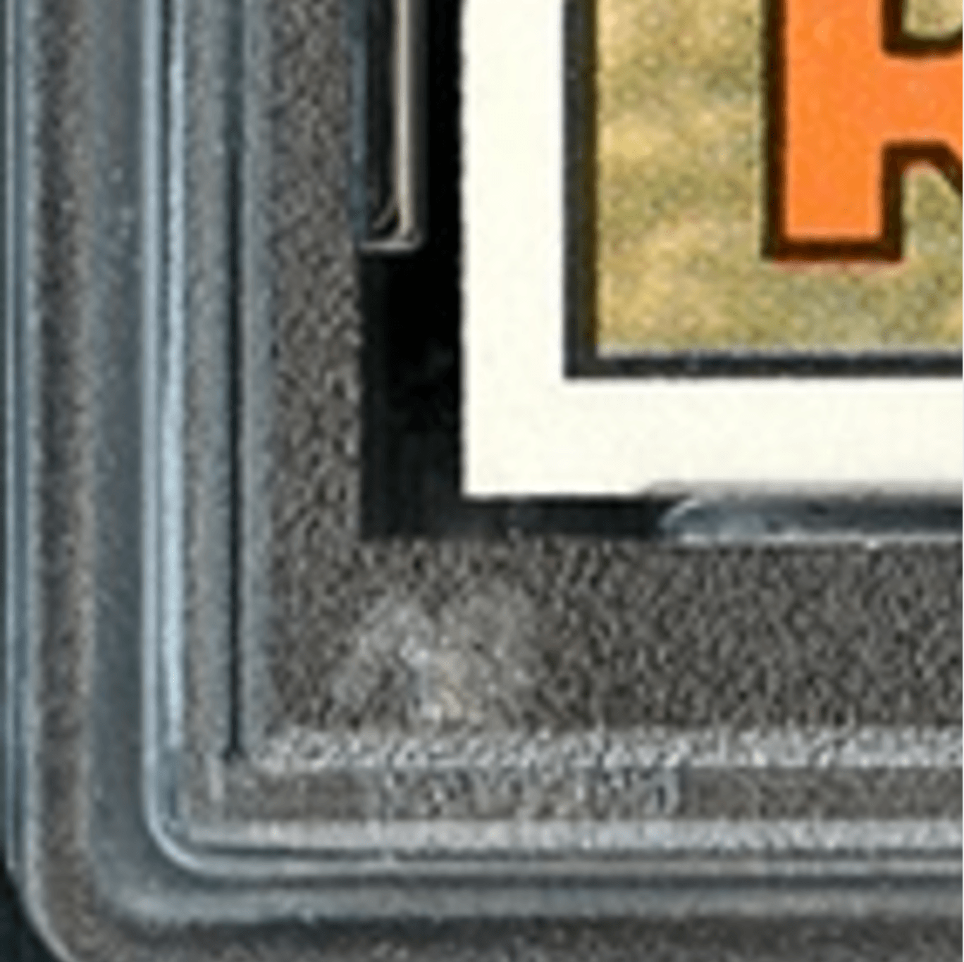 1967 Topps Carl Yastrzemski Baseball Card Lower Left Corner Close Up