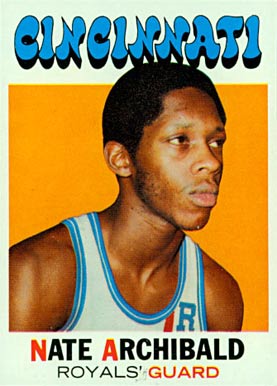 1971 Topps #29 Nate Archibald Rookie Card 1971 Topps #29 Nate Archibald Rookie Card
