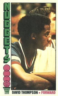 1976 Topps #110 David Thompson Rookie Card 1976 Topps #110 David Thompson Rookie Card