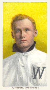 1909-11 T206 White Border Walter Johnson Rookie Card (Portrait) 1909-11 T206 White Border Walter Johnson Rookie Card (Portrait)