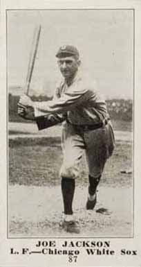 1916 M101-4 Sporting News Joe Jackson Baseball Card 1916 M101-4 Sporting News Joe Jackson Baseball Card