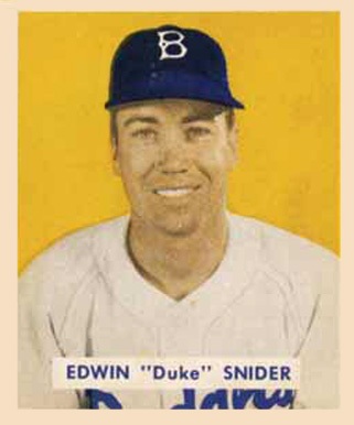 1949 Bowman #226 Duke Snider Rookie Card 1949 Bowman #226 Duke Snider Rookie Card