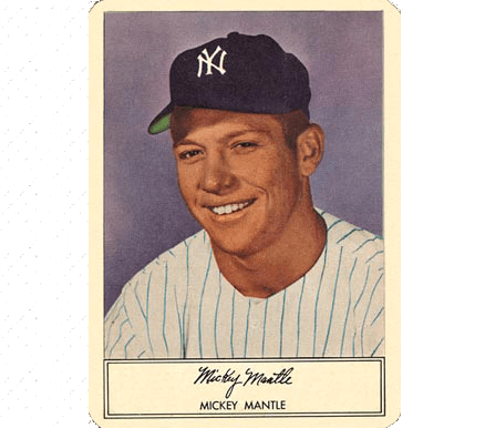 1953 Stahl-Meyer Franks Mickey Mantle Baseball Card 1953 Stahl-Meyer Franks Mickey Mantle Baseball Card