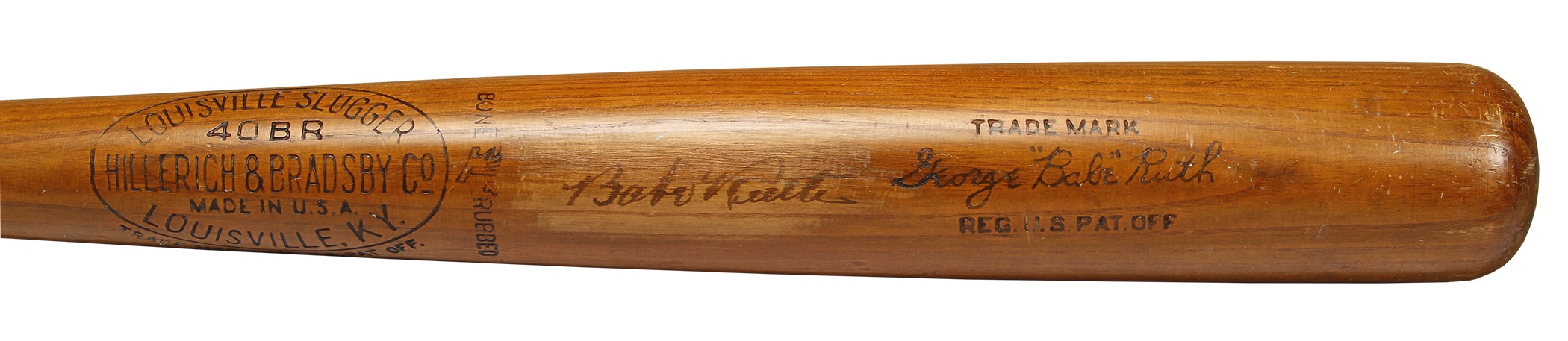 Babe Ruth Baseball Bat With Signature Babe Ruth Baseball Bat With Signature