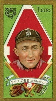 1911-t205-gold-border-ty-cobb-baseball-card 1911 T205 Gold Border Ty Cobb baseball card