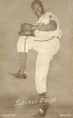 1947 - 1966 Exhibits Satchel Paige baseball card