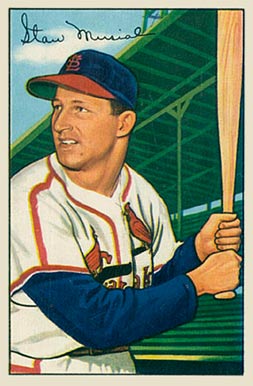 1952 Bowman #196 Stan Musial baseball card