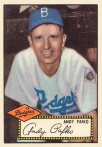 1952 Topps #1 Andy Pafko baseball card