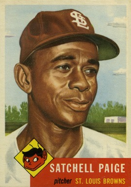 LEROY SATCHEL PAIGE 1948 Leaf #8 REPRINT - Baseball Card