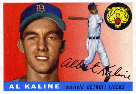 1955 Topps #4 Al Kaline baseball card