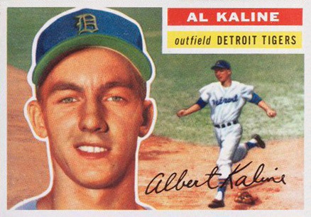 1956 Topps #20 Al Kaline baseball card