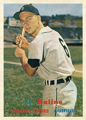 1957 Topps #125 Al Kaline baseball card