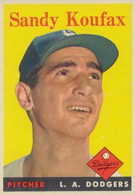1958 Topps #187 Sandy Koufax baseball card