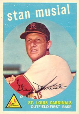 1959 Topps #150 Stan Musial baseball card