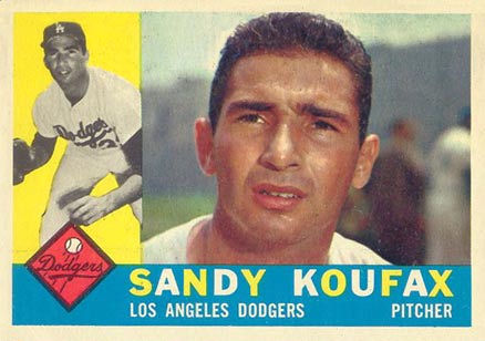 1960 Topps #343 Sandy Koufax baseball card
