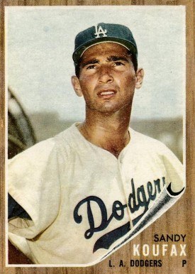 1962 Topps #5 Sandy Koufax baseball card