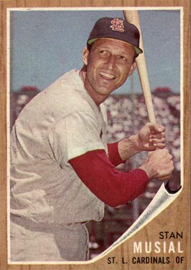 1962 Topps #50 Stan Musial baseball card