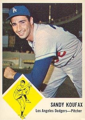 1963 Fleer #42 Sandy Koufax baseball card