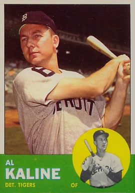 1963 Topps #25 Al Kaline baseball card