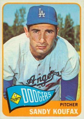 1965 Topps # 300 Sandy Koufax baseball card