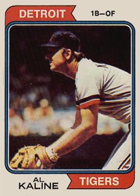 1974 Topps #215 Al Kaline baseball card