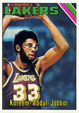 1975 Topps #90 Kareem Abdul-Jabbar basketball card