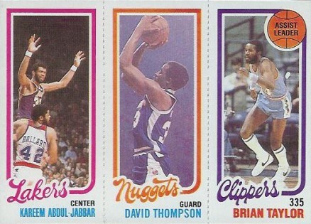 1980 Topps #44 Kareem Abdul-Jabbar basketball card