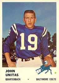 1961 Fleer #30 Johnny Unitas football card