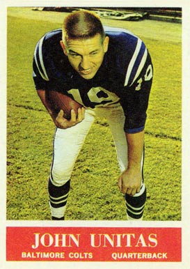 1964 Philadelphia #12 Johnny Unitas football card