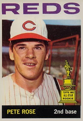 1964 Topps #125 Pete Rose all star rookie card