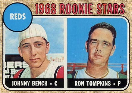 1968 Topps #247 Johnny Bench Rookie Card