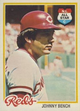 1978 Topps #700 Johnny Bench baseball card