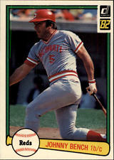 1982 Donruss #400 Johnny Bench baseball card