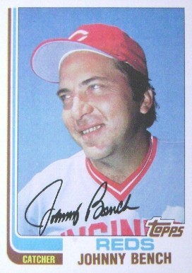 1982 Topps #400 Johnny Bench baseball card